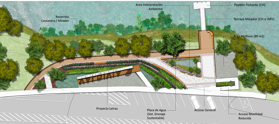 Planta Ilustrativa Parque-Mirador Cayumapu